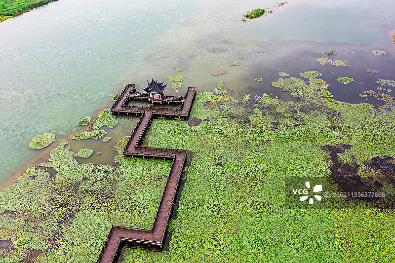 江苏省连云港市东海县西双湖航拍图片素材
