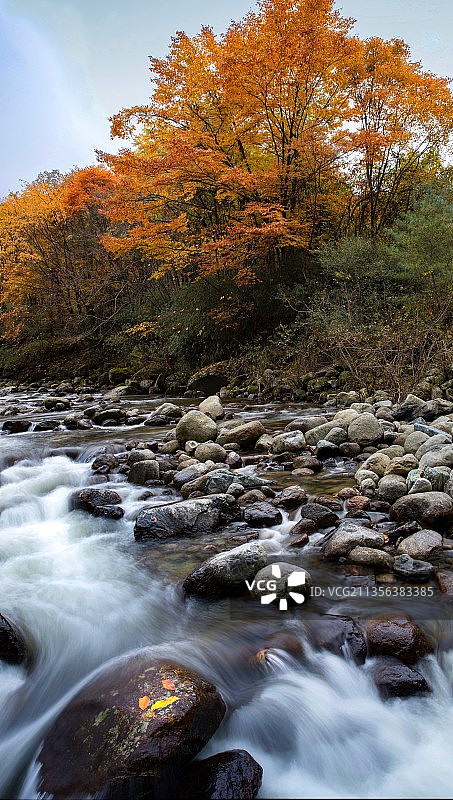 潺潺流水图片素材