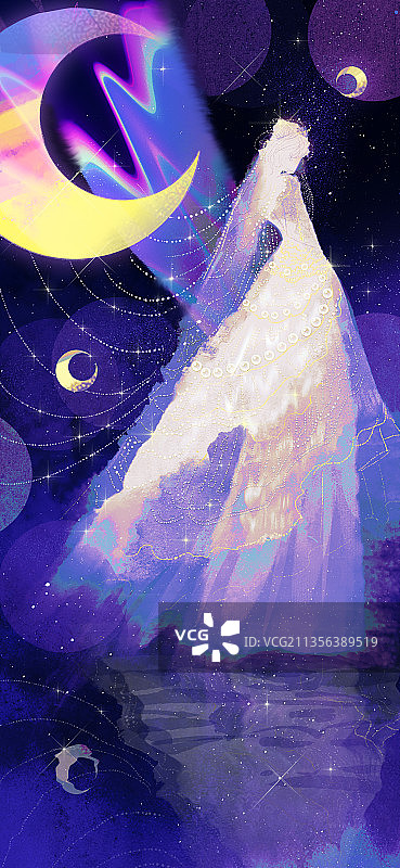 星月婚纱图片素材