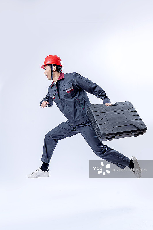 快乐的修理工图片素材