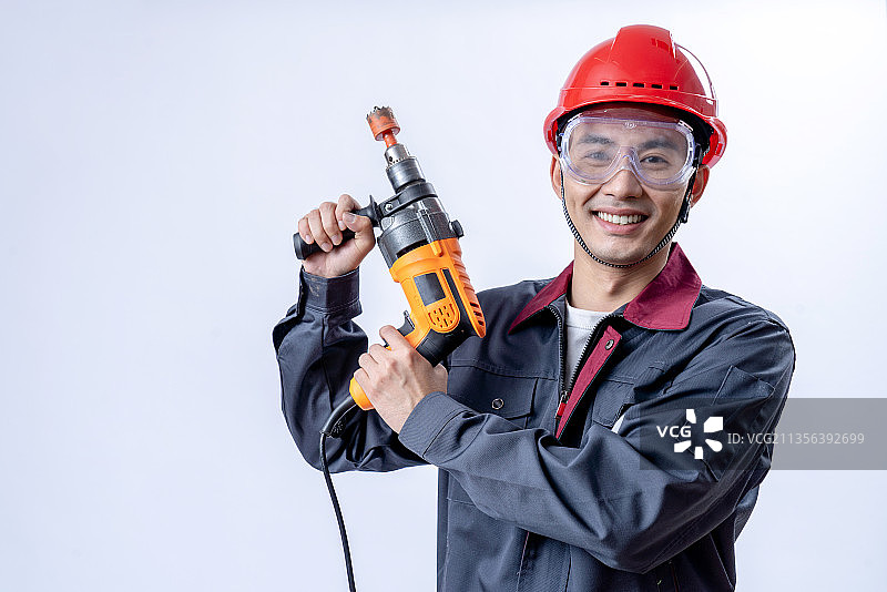 快乐的修理工图片素材