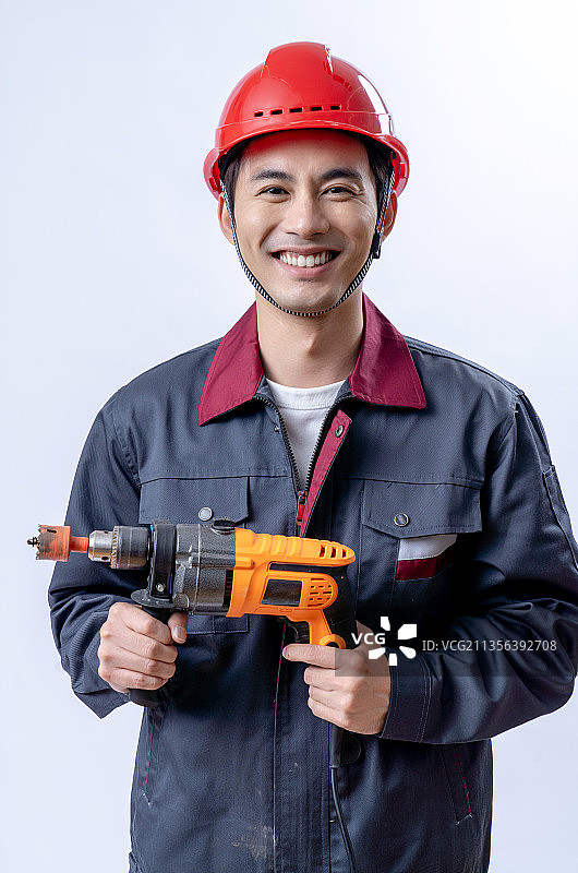 快乐的修理工图片素材