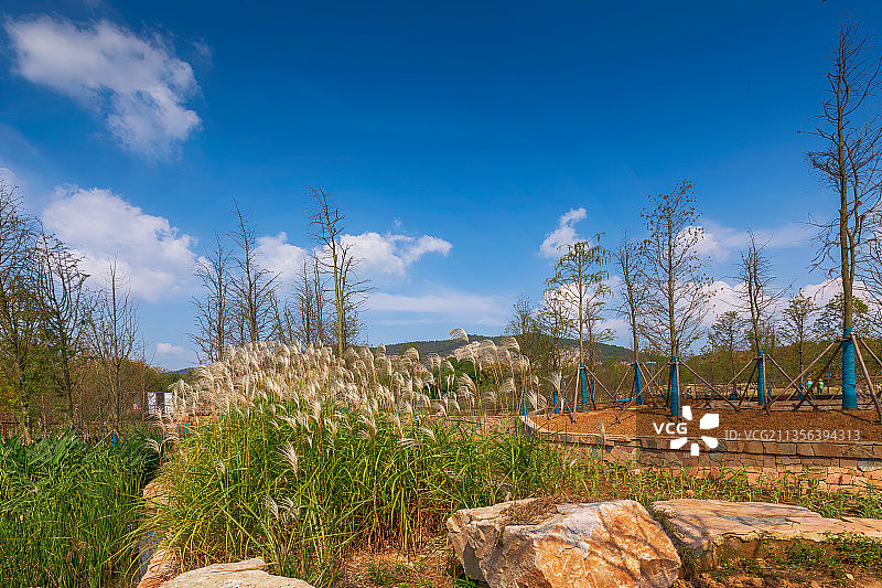 南京汤山-矿坑公园图片素材