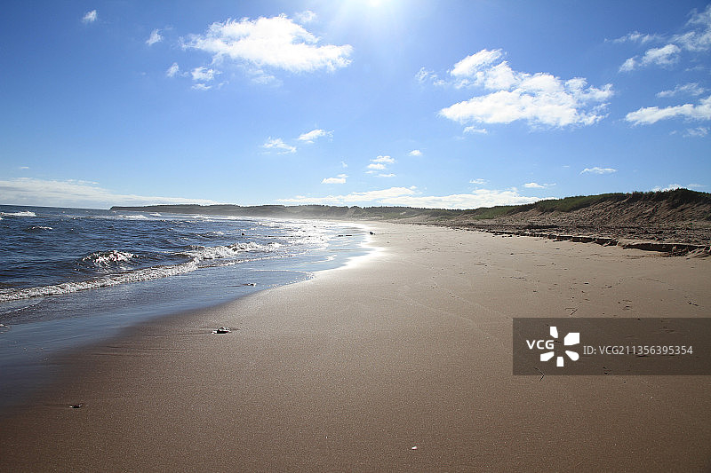加拿大爱德华王子岛北拉斯蒂科海滩风光图片素材