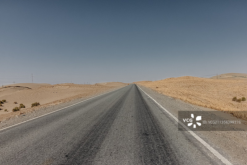 荒野公路315国道图片素材