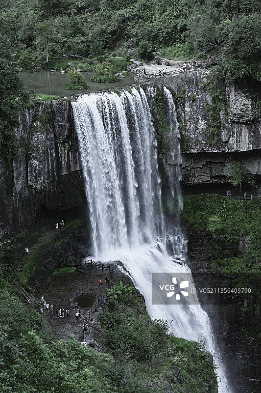 浙江省温州市百丈漈瀑布图片素材