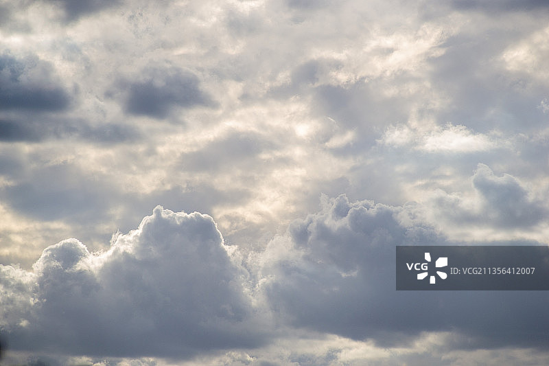 仰视角度拍摄的天空云彩，伊拉克杜胡克图片素材