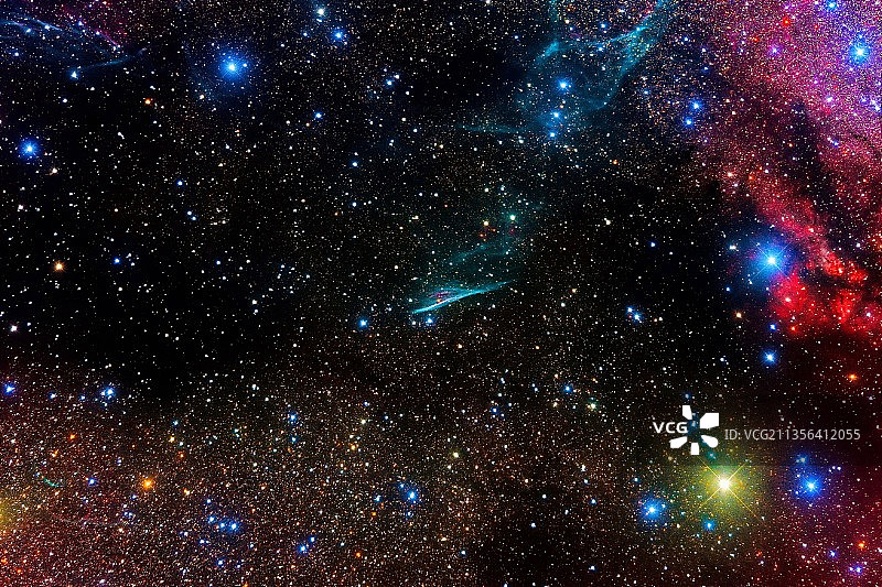 帆船座NGC2736铅笔星云图片素材