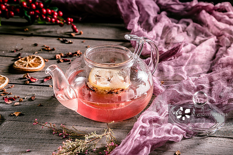 桌上的茶灯蜡烛俯视图图片素材