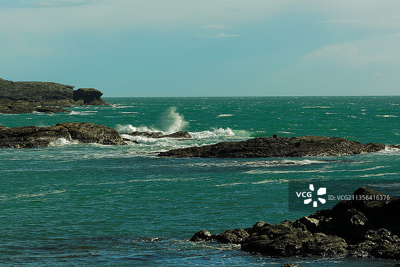 英国特雷德德尔湾海景风光图片素材