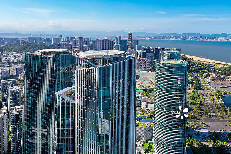 厦门城市风光中央商务区CBD图片素材