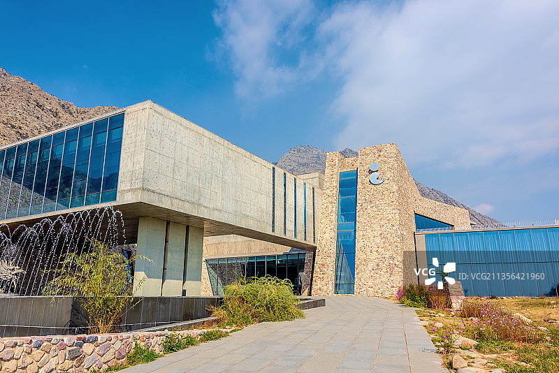 中国宁夏银川贺兰山岩画景区韩美林艺术馆图片素材