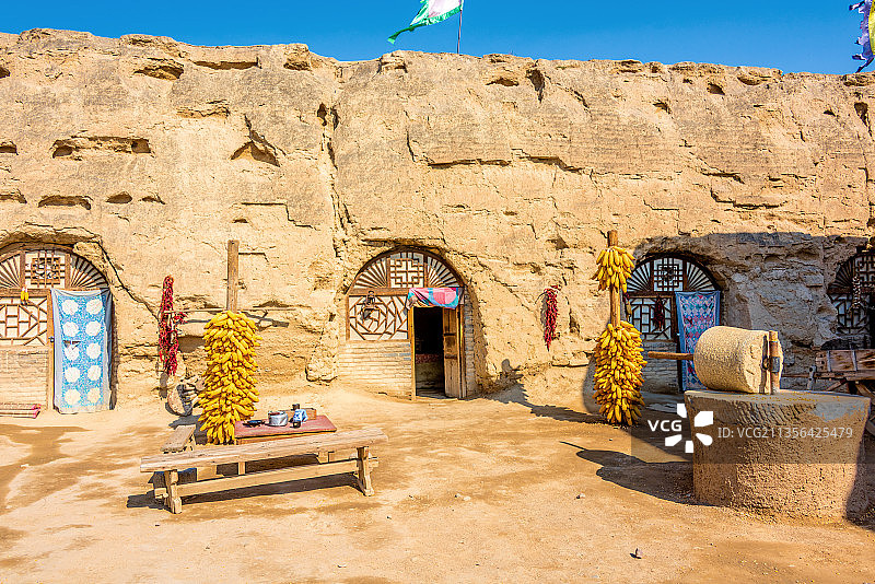 中国宁夏银川镇北堡西部影城清城图片素材