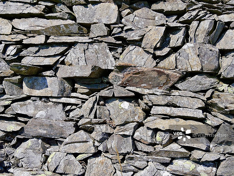 石墙全景拍摄图片素材