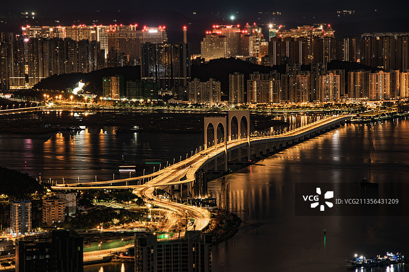 澳门西湾大桥图片素材