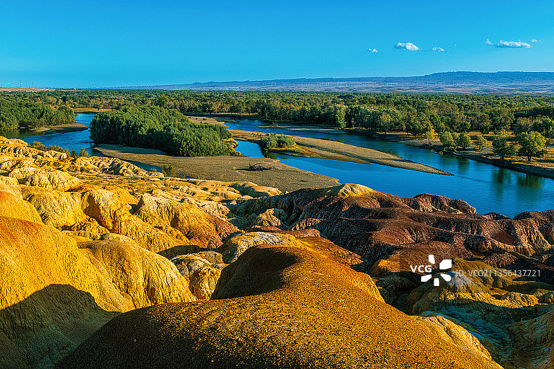 五彩滩丹霞图片素材