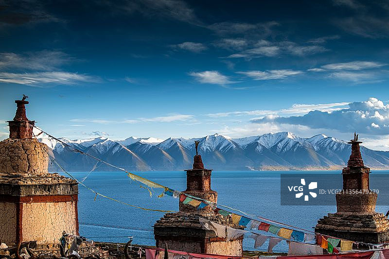 文布南村＿当惹雍措图片素材