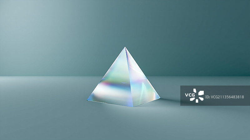 四棱锥,钻石,水晶,玻璃,反射,透明,无人,抽象,立体,几何图片素材