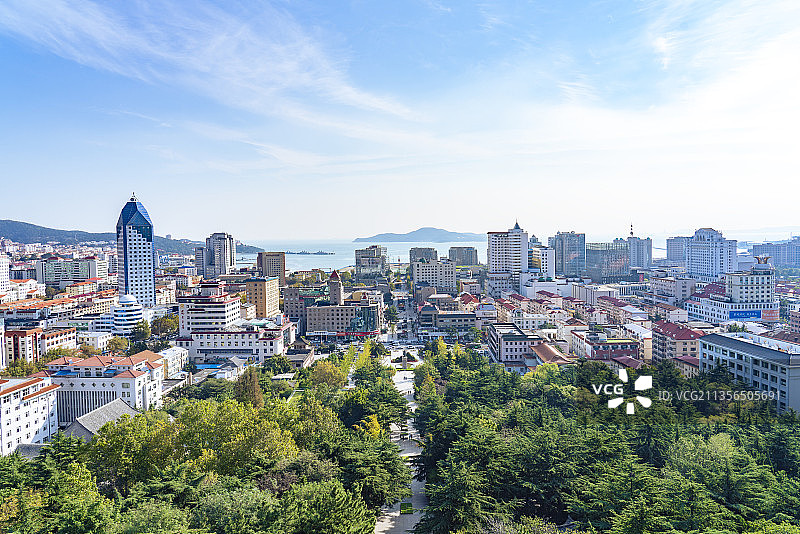 中国山东威海城市风光图片素材