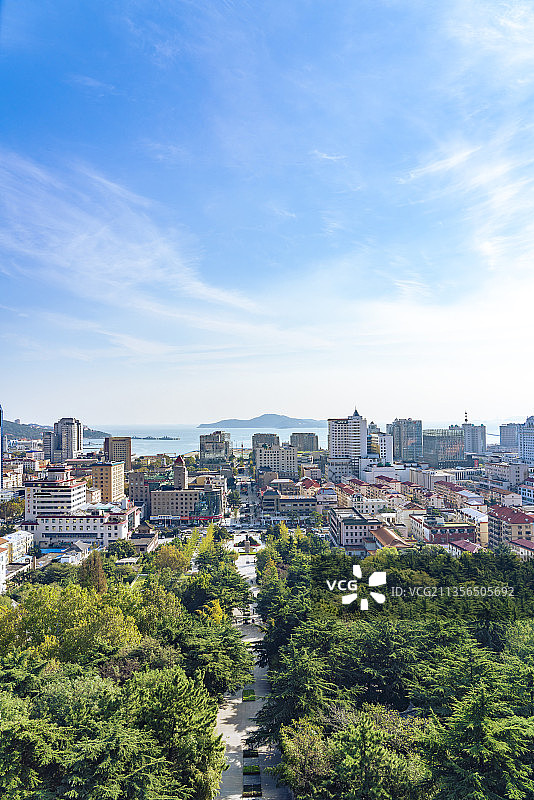 中国山东威海城市风光图片素材