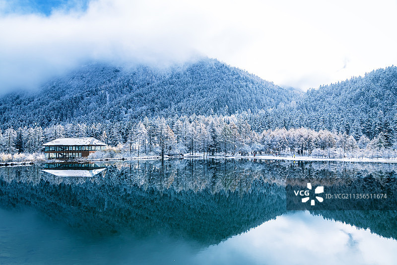 毕棚沟风景图片素材