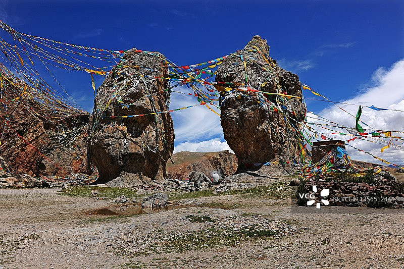 西藏，纳木措风景图片素材