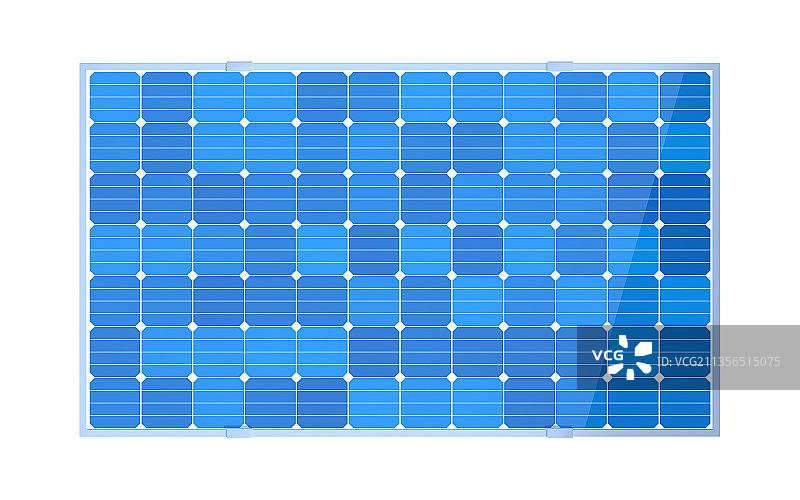 太阳能板与新能源概念 3D渲染图片素材