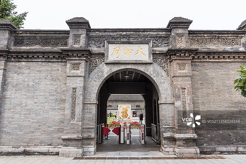 沈阳大帅府张氏帅府正门建筑图片素材