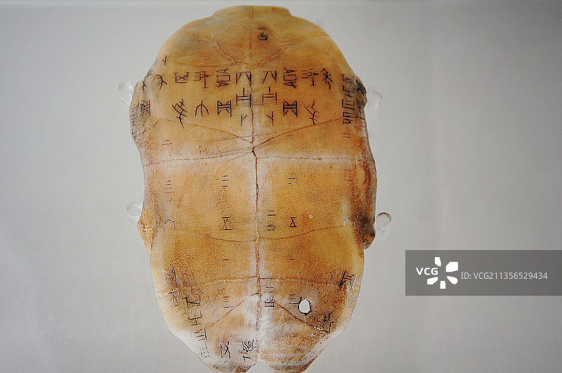 甲骨文骨片图片素材