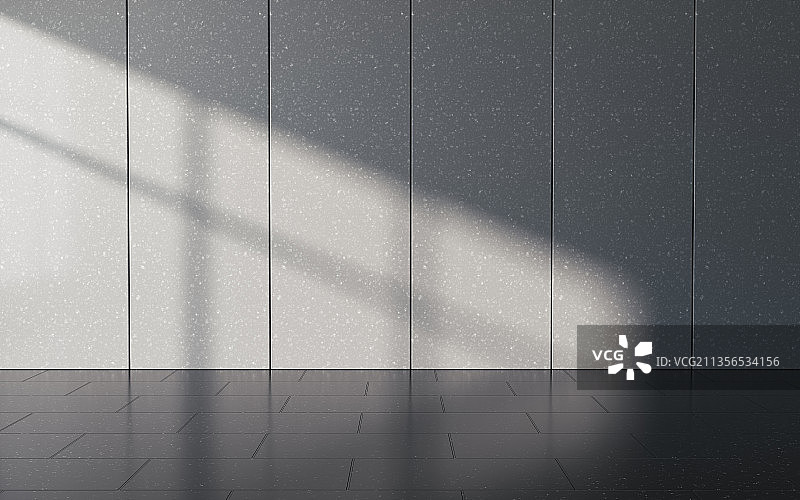 创意空房间场景 3D渲染图片素材