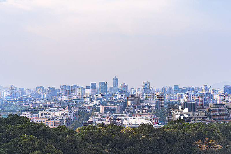 浙江杭州城市建筑风光图片素材