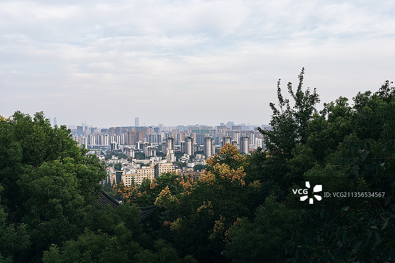 浙江杭州城市建筑风光图片素材