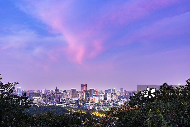 浙江杭州城市建筑风光图片素材