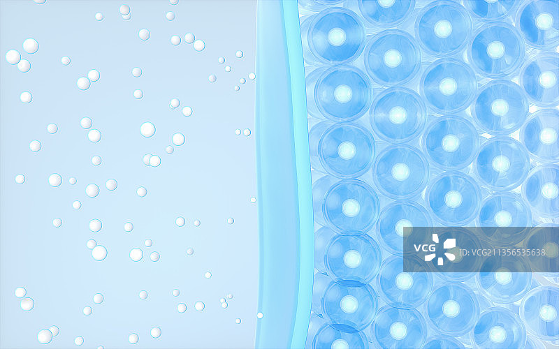 生物皮肤细胞 3D渲染图片素材