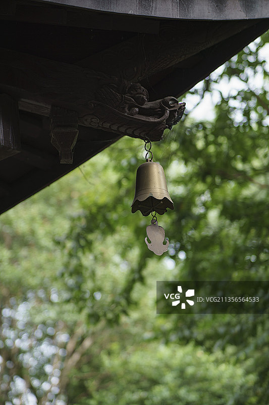 中式建筑铃铛图片素材