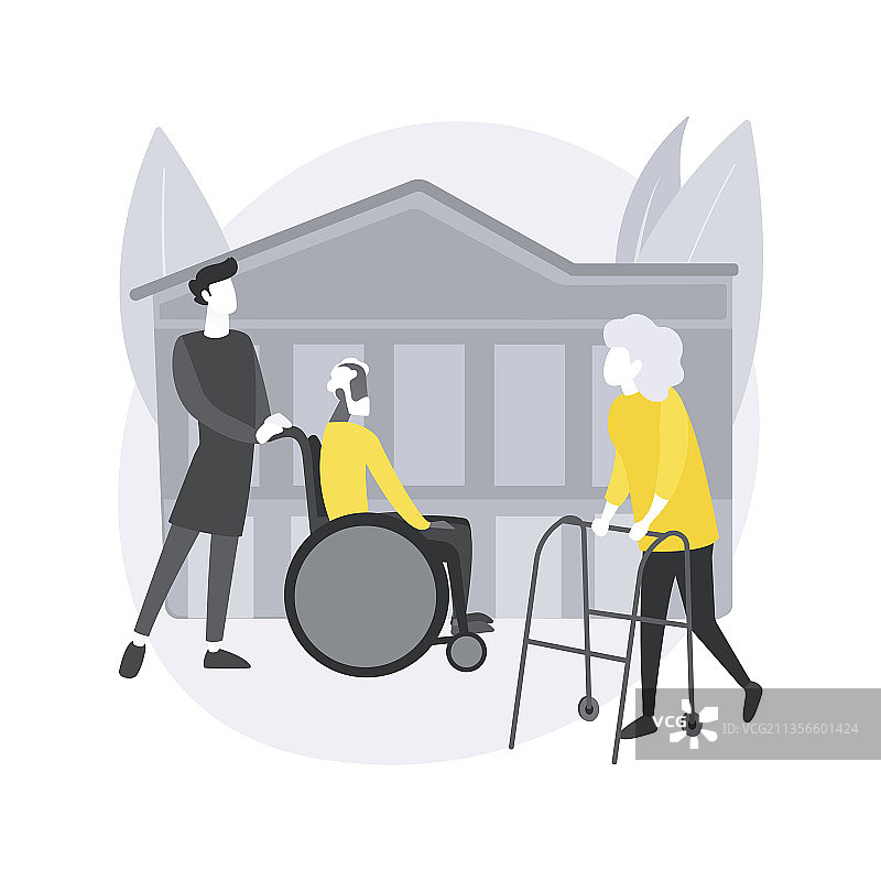 社交设施抽象概念图片素材