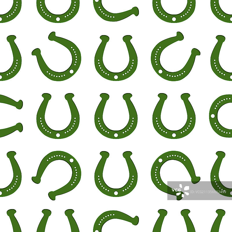 爱尔兰圣帕特里克节主题无缝衔接图片素材