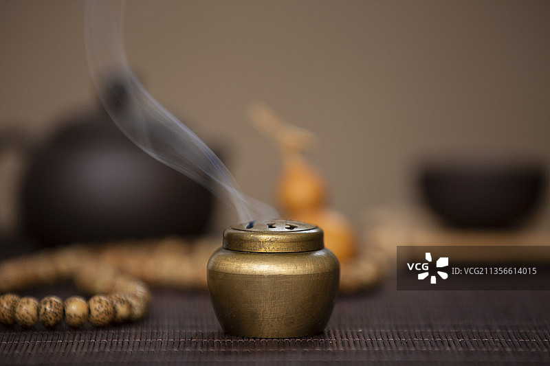 香炉特写图片素材