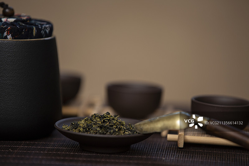 茶叶与茶具图片素材