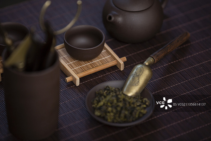 茶叶与茶具图片素材