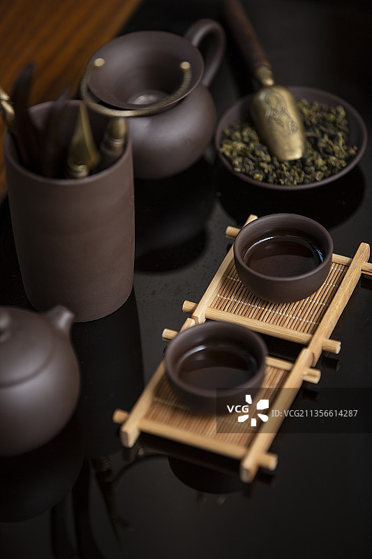 茶叶与茶具图片素材