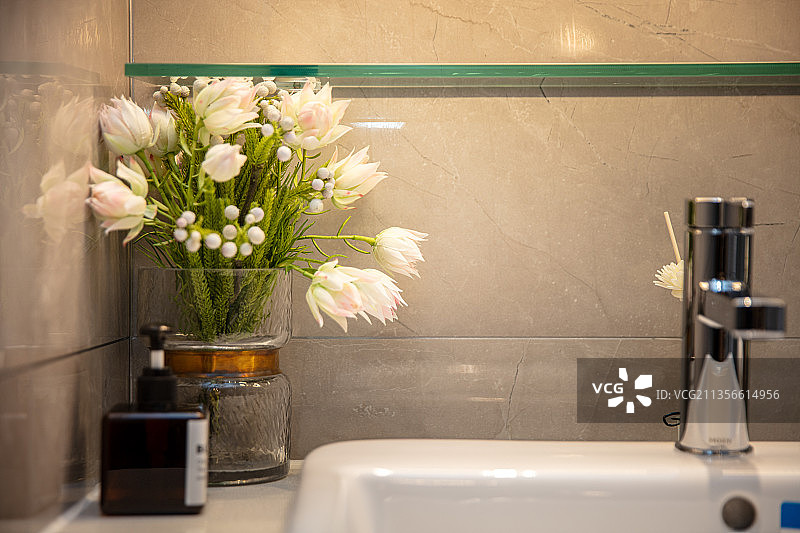 样板房内景卫生间图片素材