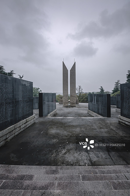 抗日航空烈士纪念碑+南京图片素材