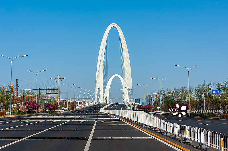 北京石景山新首钢大桥图片素材