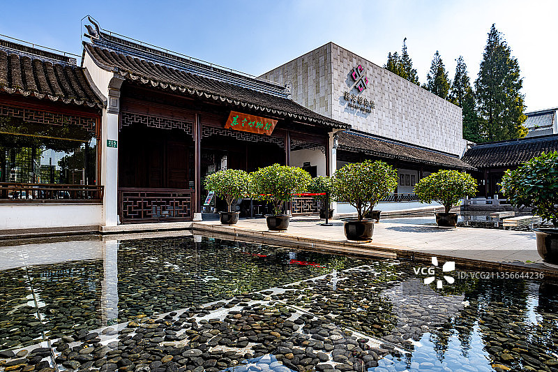 上海嘉定博物馆建筑风光图片素材