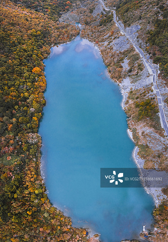四川阿坝藏族羌族自治州茂县松坪沟景区风光图片素材