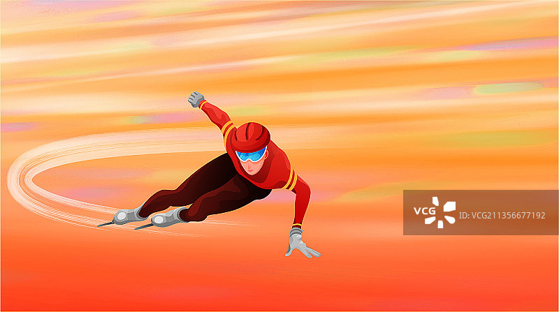 短道速滑图片素材