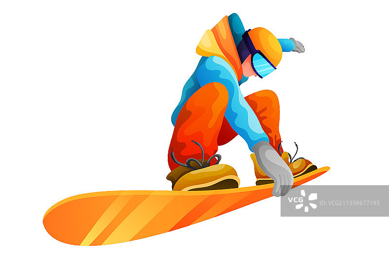 滑雪板运动图片素材