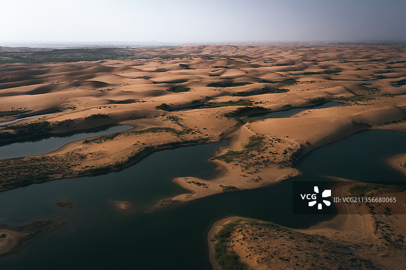 一半黄河，一半沙图片素材