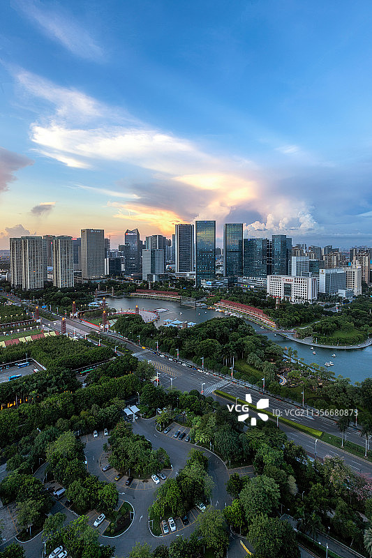 佛山千灯湖图片素材